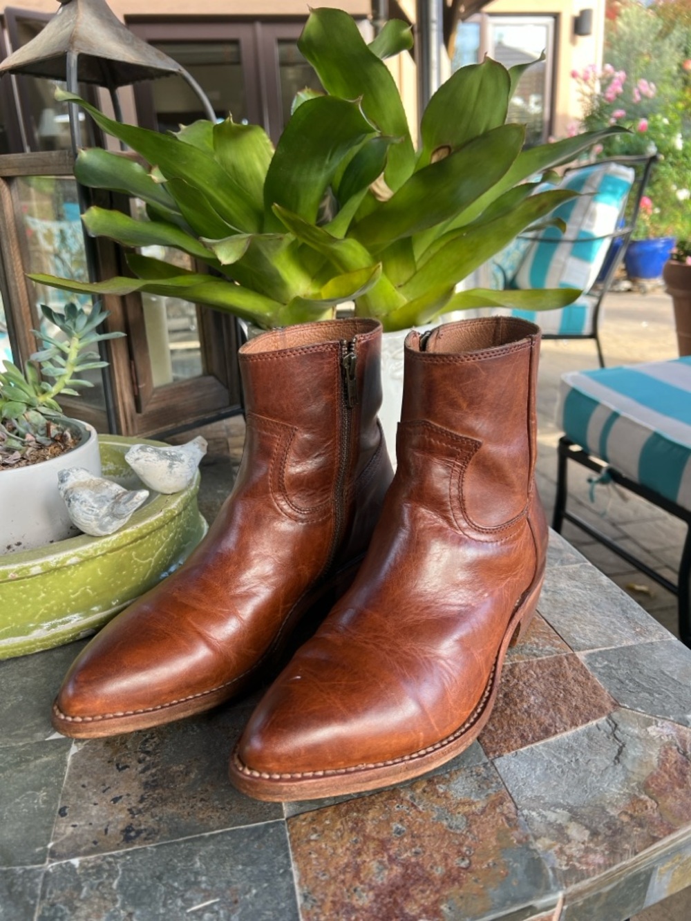 Frye Billy inside zip bootie 8